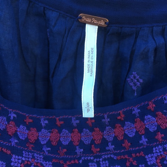 NWT Free People Embroidered Tank - Picture 2 of 8